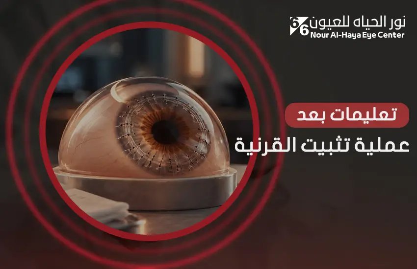 تعليمات بعد عملية تثبيت القرنية وأهم نصائح التعافي